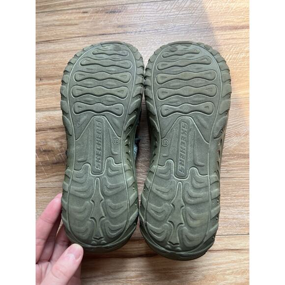 Sketchers Womens 10 Camo Strappy Sandals Water Resistant Foamies - Picture 5 of 7